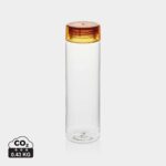 Bouteilles d'eau durables couleur orange en rPETde la marque Vinga