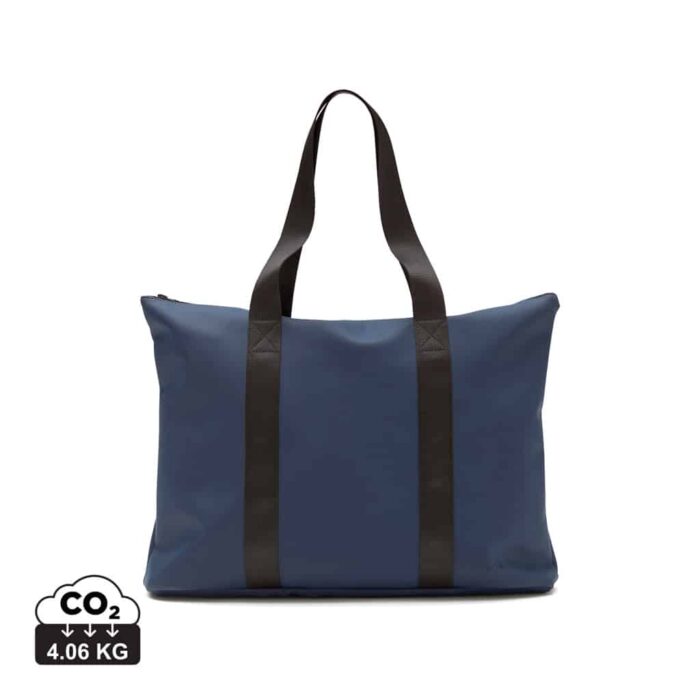 Sacs shopping  couleur bleu marine en Polyester