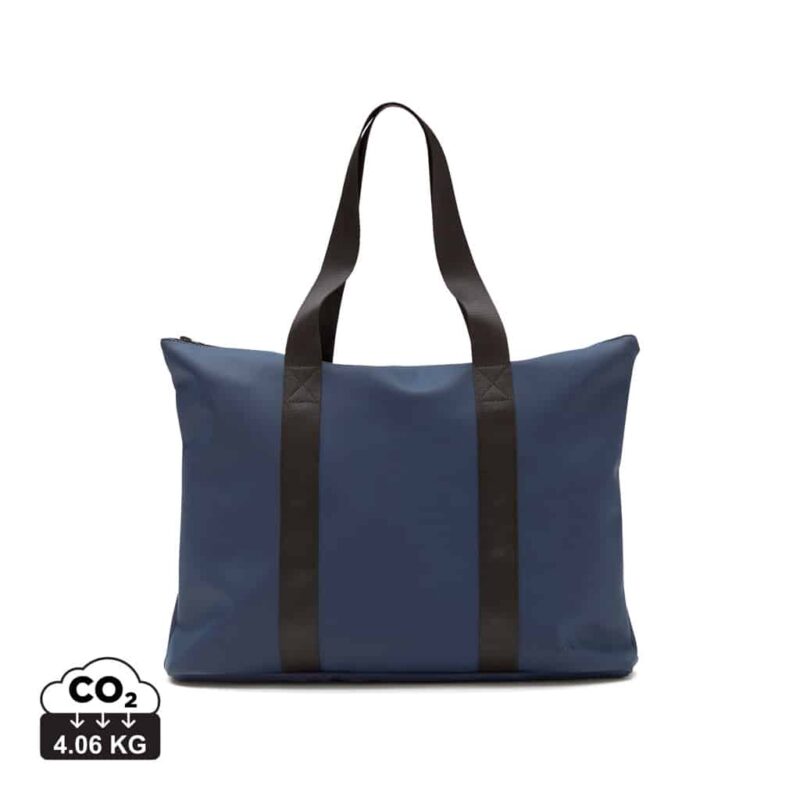 Sacs shopping  couleur bleu marine en Polyester