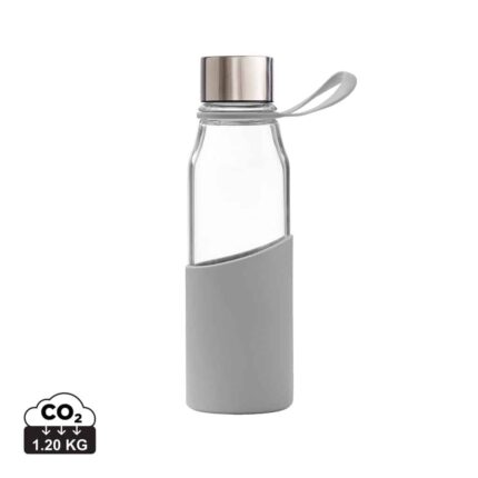 Bouteilles d'eau  couleur gris en Verre