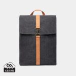 Sacs à dos basic durables couleur noir en Toile recyclé