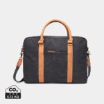Sacs ordinateur Executive durables couleur noir en Toile recycléde la marque Vinga