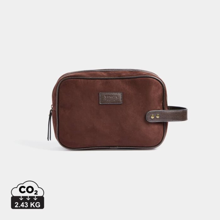 Trousses de toilette de voyage  couleur marron en Polyester