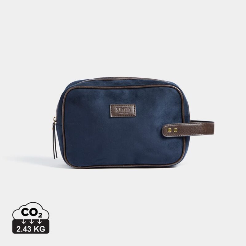 Trousses de toilette de voyage  couleur bleu en Polyester