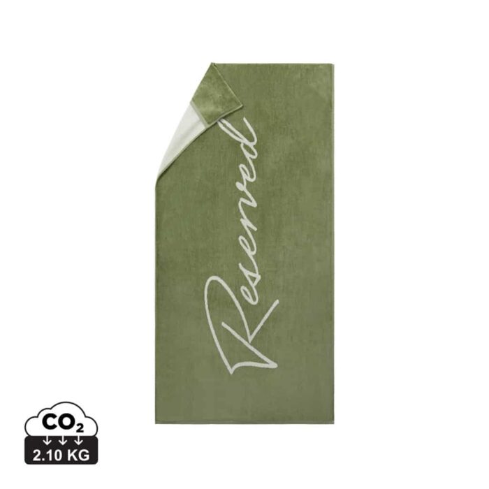 Textiles de salle de bains durables couleur vert en Cotonde la marque Vinga