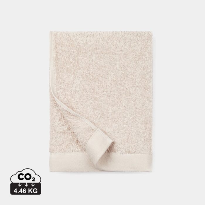 Textiles de salle de bains durables couleur beige en Coton