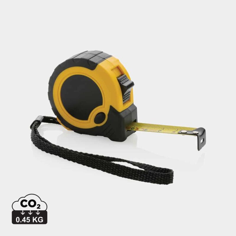 Mètres ruban durables couleur jaune en ABS recyclé