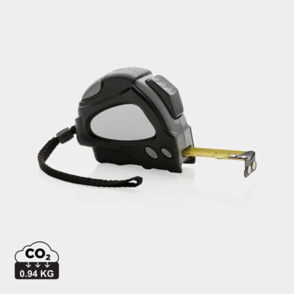 Mètres ruban durables couleur noir en ABS recyclé
