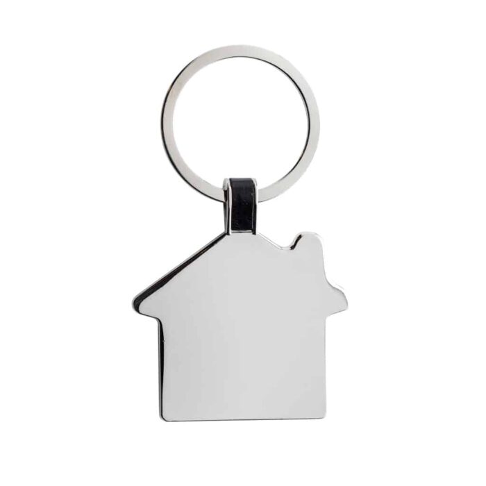 Porte-clés maison en alliage de zinc recyclé RCS – Image 2