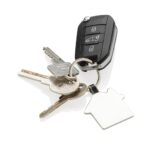 Porte-clés maison en alliage de zinc recyclé RCS – Image 3