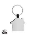 Porte-clés durables couleur argent en Alliage de zinc recycléde la marque XD Collection