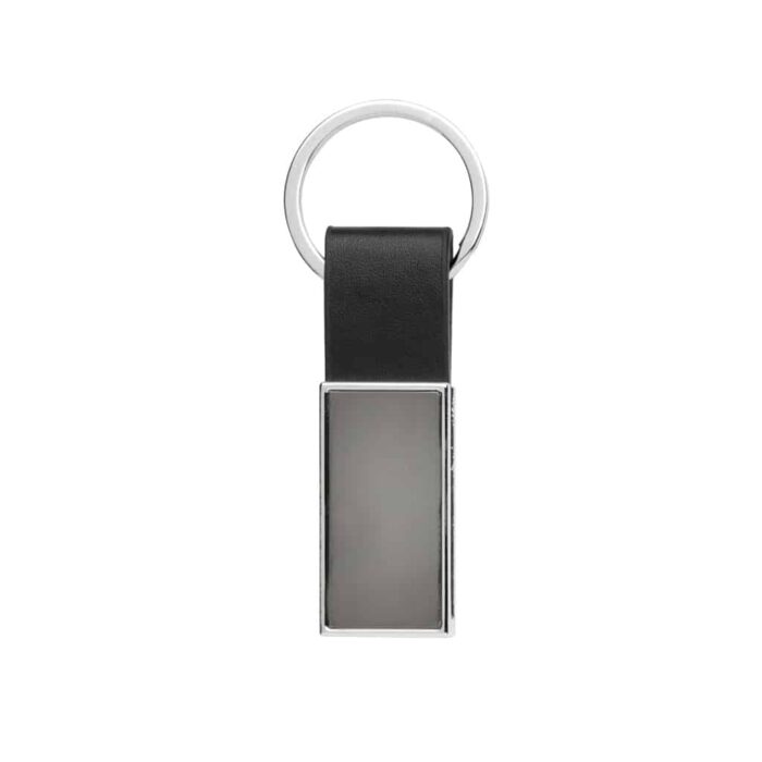 Porte-clés luxe en PU et alliage de zinc recyclé RCS – Image 2