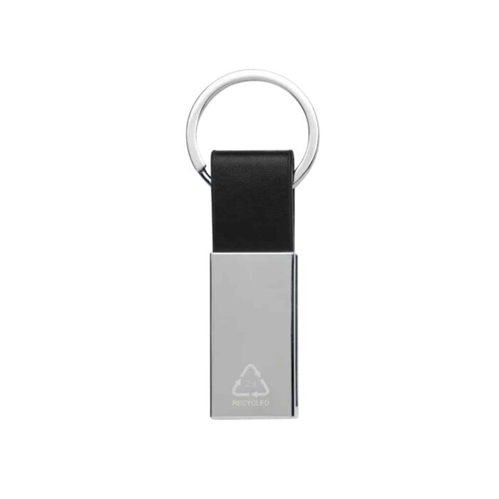Porte-clés luxe en PU et alliage de zinc recyclé RCS – Image 3