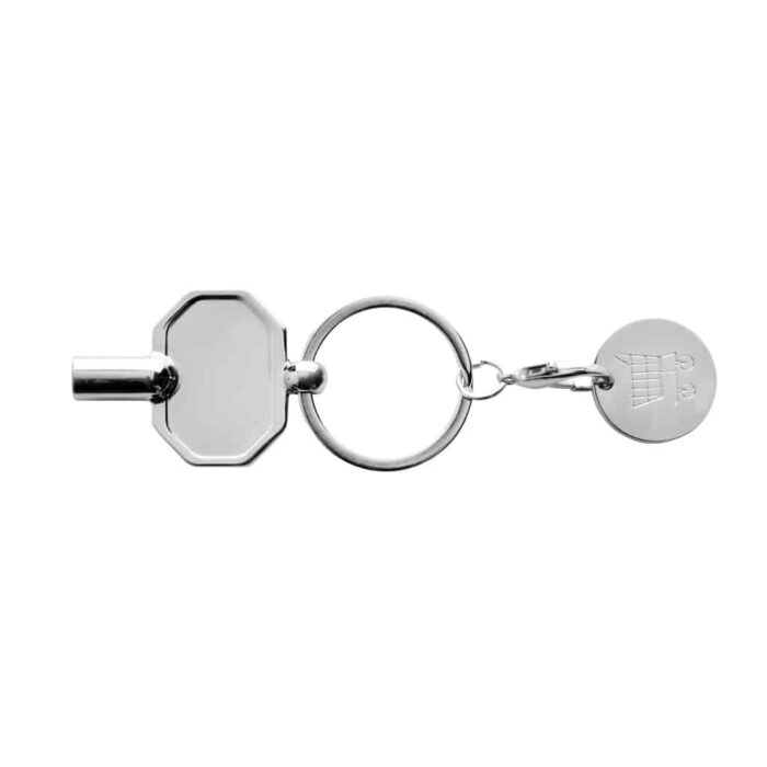 Porte-clés jeton et clé de radiateur en alliage de zinc RCS – Image 2