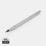 Stylos-outil durables couleur argent en Aluminium recyclé