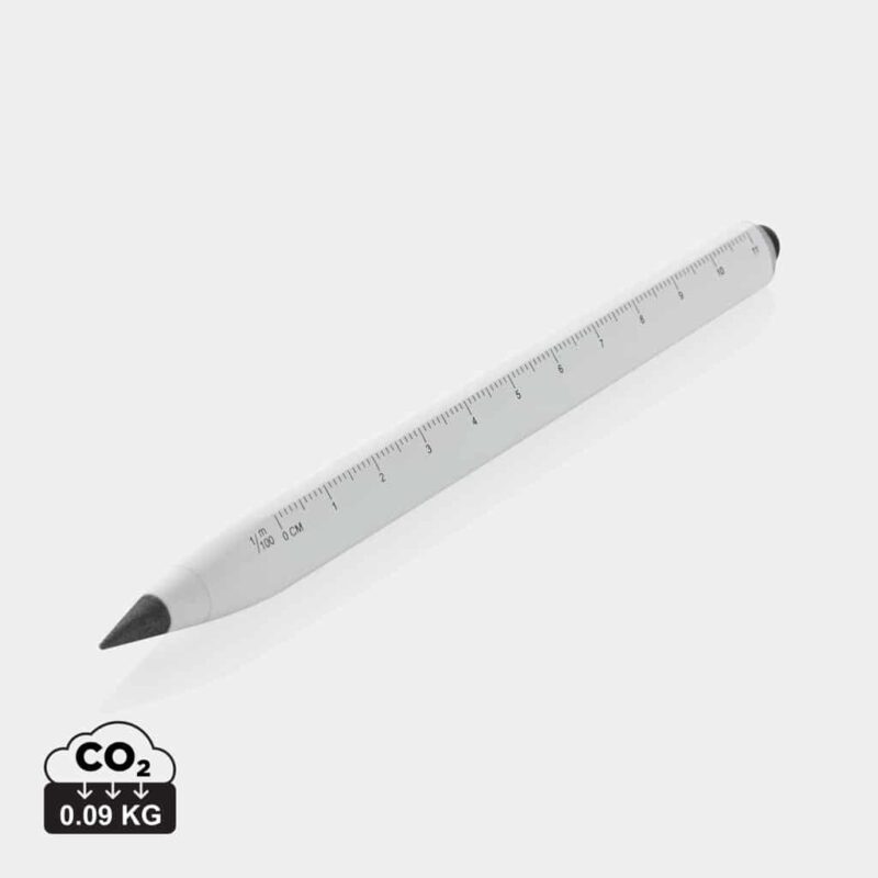 Stylos-outil durables couleur blanc en Aluminium recyclé