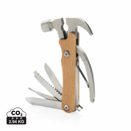 Outils multi-fonctions durables couleur marron en FSC® Bois