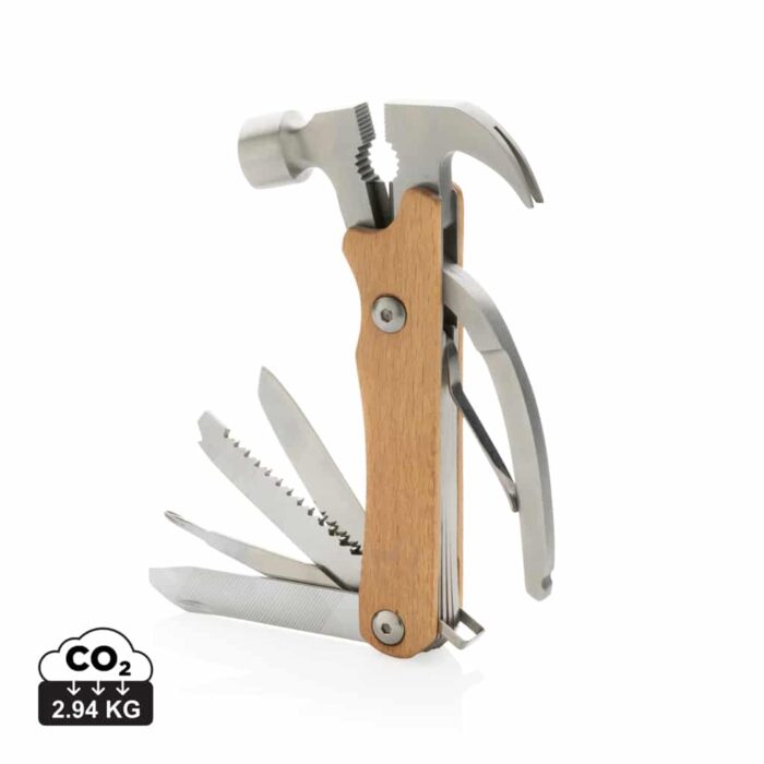 Outils multi-fonctions durables couleur marron en FSC® Bois
