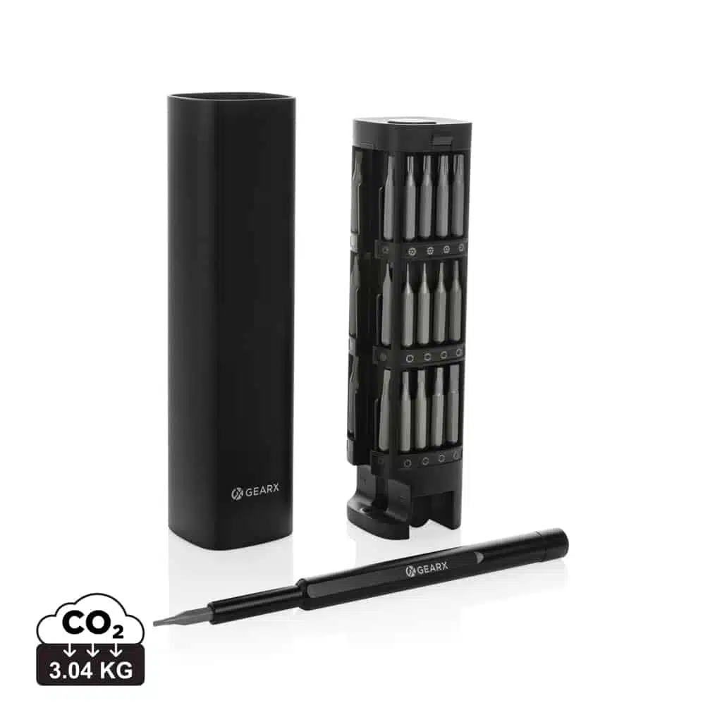 Set d'outils durables couleur noir en Alliage d'aluminium recycléde la marque GearX