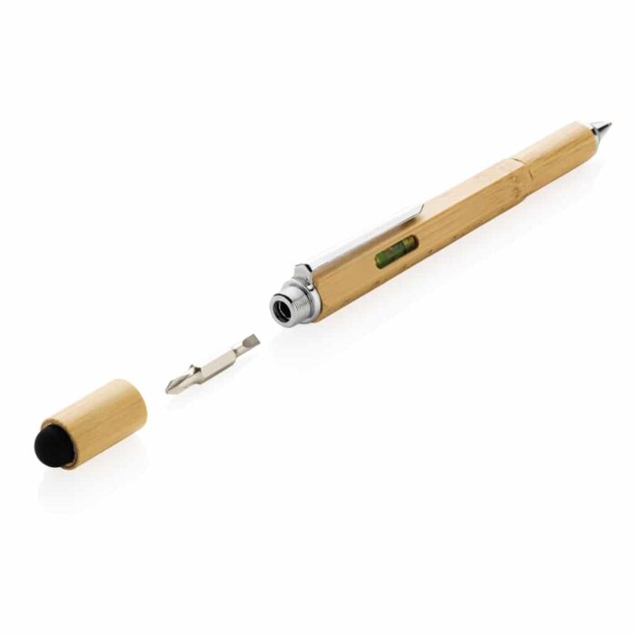 Boîte à outils 5 en 1 en bambou – Image 3