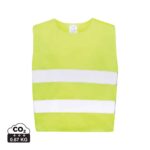 Gilets de sécurité durables couleur jaune en rPETde la marque XD Collection