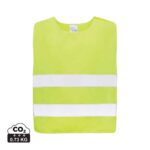 Gilets de sécurité durables couleur jaune en rPETde la marque XD Collection