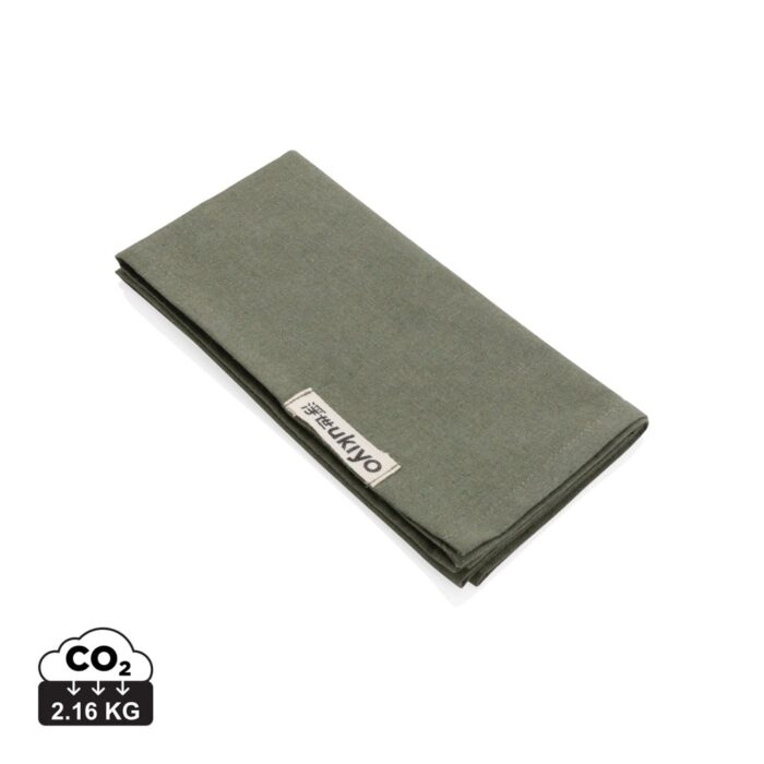 Accessoires de table durables couleur vert en Coton recycléde la marque Ukiyo