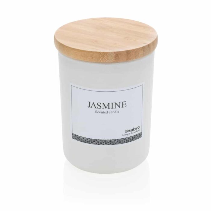 Bougie parfumée avec couvercle en bambou Ukiyo – Image 6