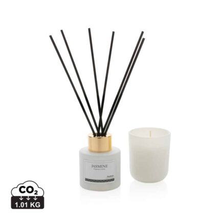 Bougies et Diffuseurs  couleur blanc en Verrede la marque Ukiyo