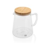 Carafe d'eau 1,2L en verre avec couvercle en bambou Ukiyo – Image 2