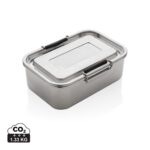 Boîtes lunch & Conteneurs alimentaires durables couleur argent en Acier inoxydable recycléde la marque XD Collection