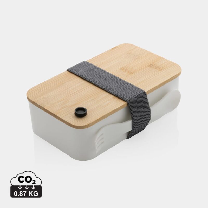 Boîtes lunch & Conteneurs alimentaires durables couleur blanc en Polypropylène recyclé