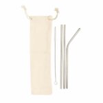 Set de pailles en acier inoxydable – Image 3