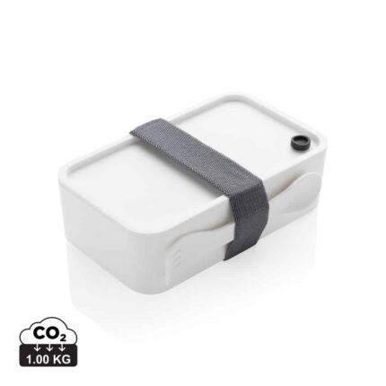 Boîtes lunch & Conteneurs alimentaires  couleur blanc en PP