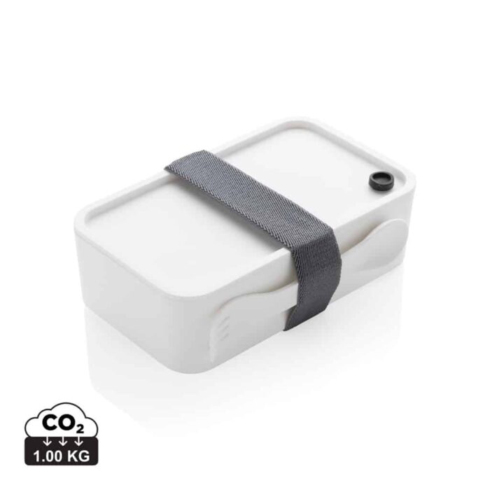 Boîtes lunch & Conteneurs alimentaires  couleur blanc en PP