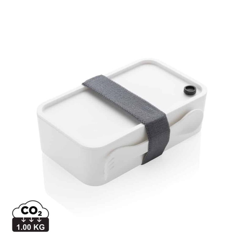 Boîtes lunch & Conteneurs alimentaires  couleur blanc en PP