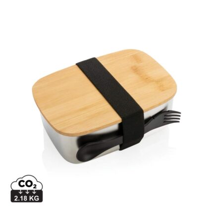Boîtes lunch & Conteneurs alimentaires  couleur argent en Acier inoxydable