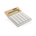 Calculatrice en bambou et plastique recyclé RCS Utah – Image 2