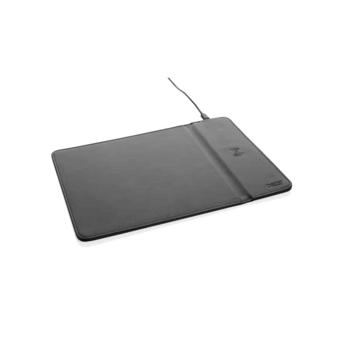 Tapis de souris en PU RCS avec chargeur 10W Swiss Peak – Image 2