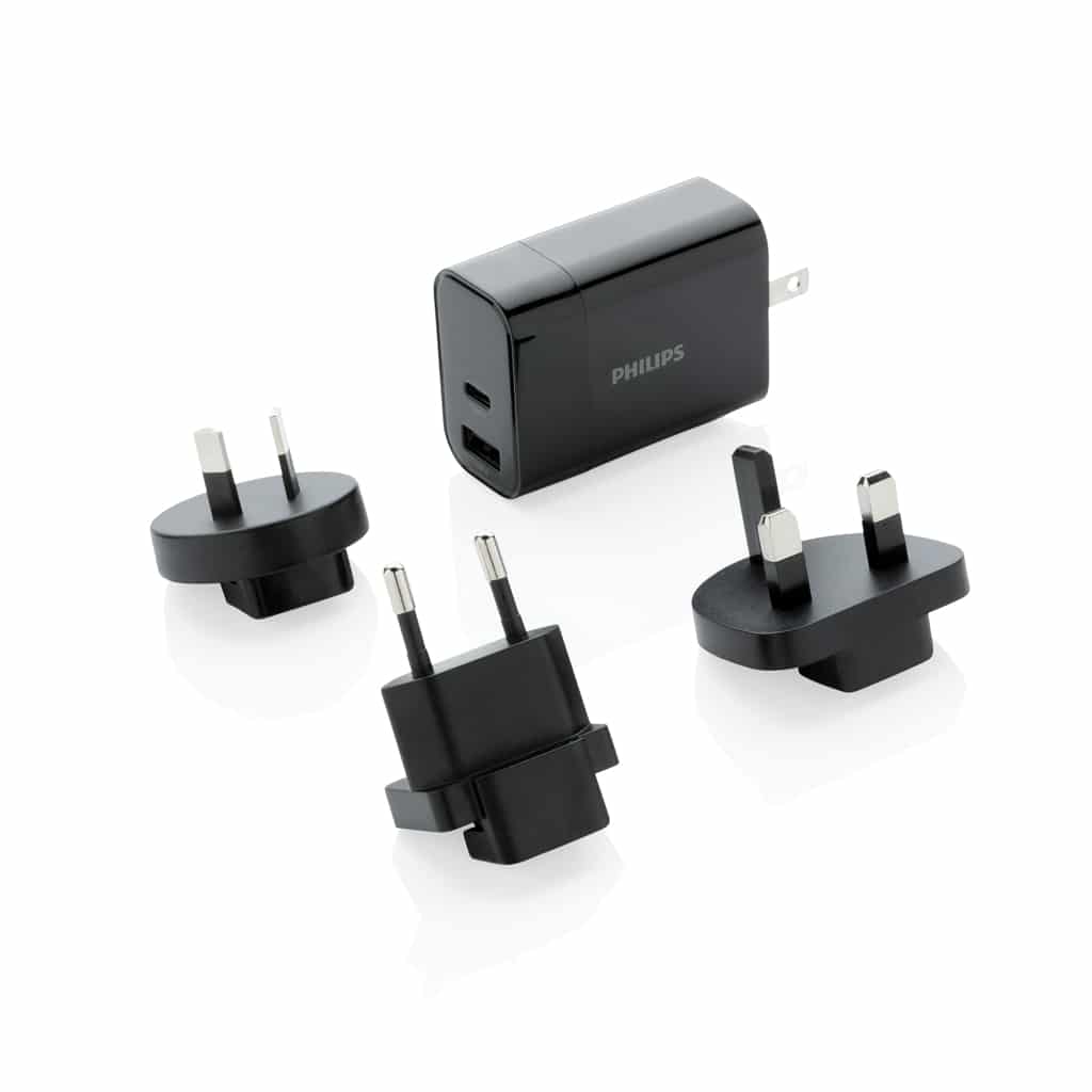 P301.181__B_1.jpg Chargeur USB de Voyage Philips, USB 30W Ultra Rapide – Image 2