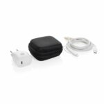 Set câble et chargeur 20W en PET recyclé RCS Boost – Image 2