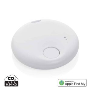 Produits compatibles avec FindMy durables couleur blanc en ABS recycléde la marque XD Collection