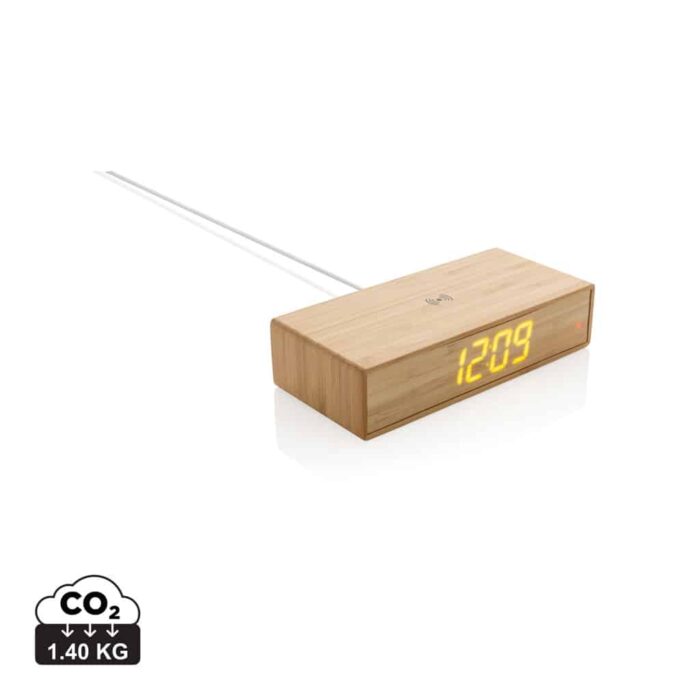 Chargeurs sans fil  couleur marron en Bambou