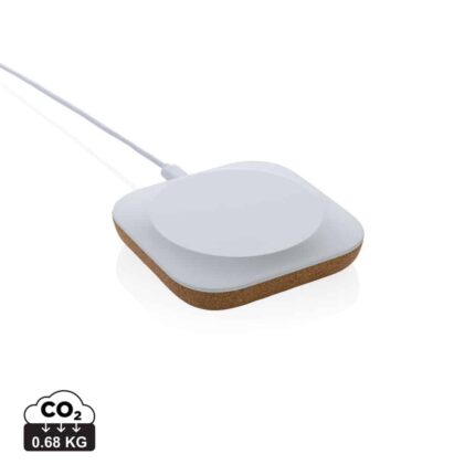 Chargeurs sans fil durables couleur marron en ABS recyclé