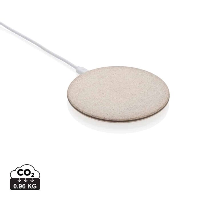 Chargeurs sans fil  couleur kaki en Paille de blé