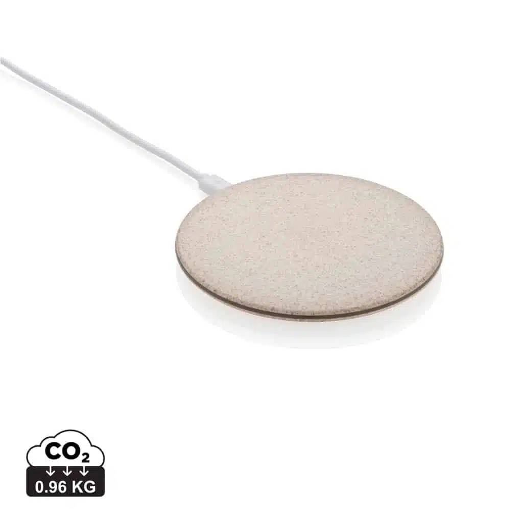 chargeurs_sans_fil__xd_collection_paille_de_blé 5W Wheat straw wireless charger - Image 1