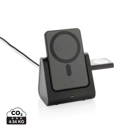 Chargeurs sans fil durables couleur noir en rPC