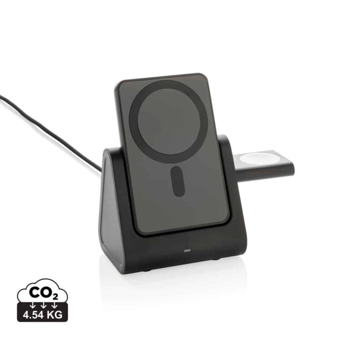 Chargeurs sans fil durables couleur noir en rPC