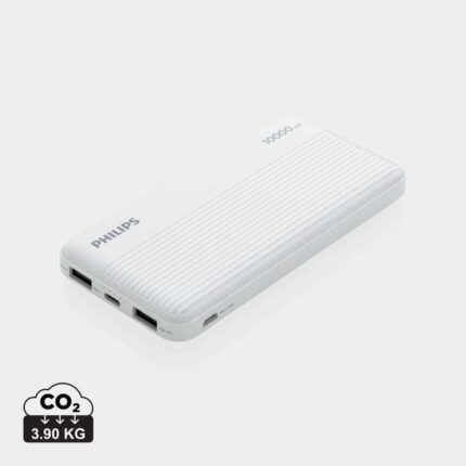 Powerbanks  couleur blanc en ABSde la marque Philips