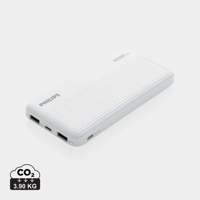 Powerbanks  couleur blanc en ABSde la marque Philips